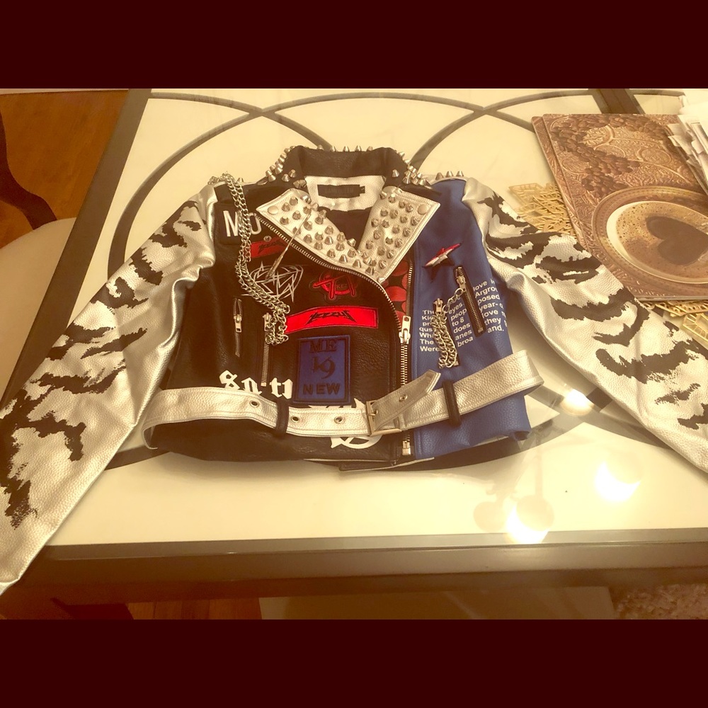 Leather Patchwork Jackets, Good Quality Leather - image 1